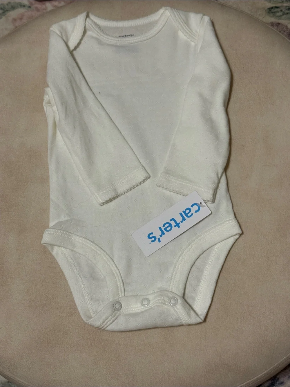 Carter's Cream & Mauve Floral 3-Piece Baby Matching Set